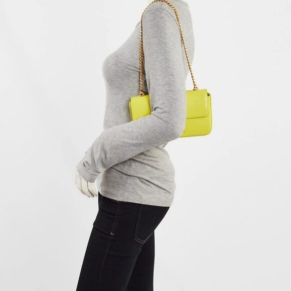 Celine Anis Smooth Calfskin Leather Chain Shoulder Bag - Picture 1 of 12